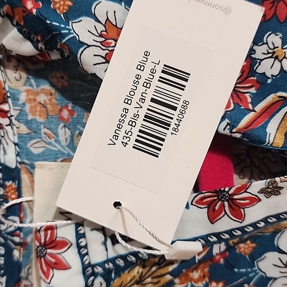 SONMER Vanessa Blouse BLUE - Picture 6 of 7